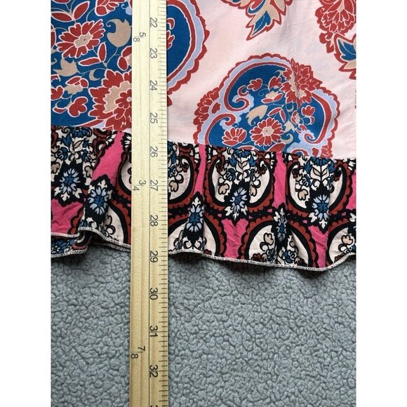 Vintage Y2K Babydoll Top Womens XL Unity World Wear Boho Hippie Gypsy Retro - Picture 13 of 13